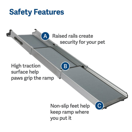 Happy Ride™ Compact Telescoping Dog Ramp