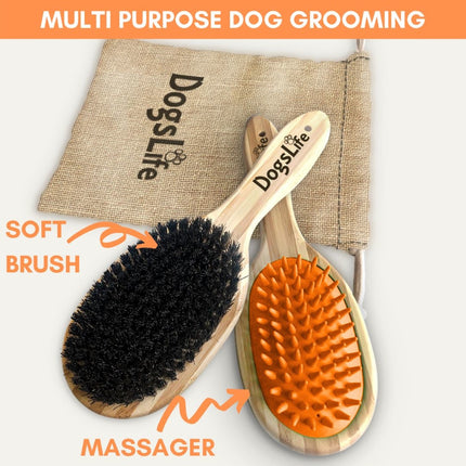 Bamboo Dog Brush