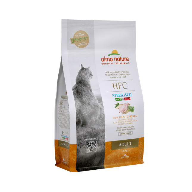 HFC Sterilised Droogvoer Kat - 300g of 1,2kg