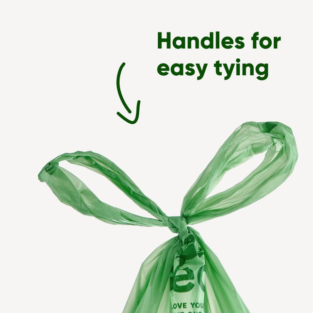 Poop Bags Recycled - Unscented - Handles (270)