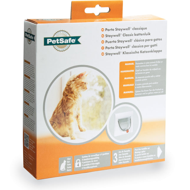 Staywell® Classic Manual 4-Way Locking Cat Flap