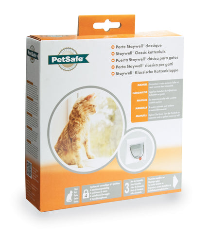 Staywell® Classic Manual 4-Way Locking Cat Flap