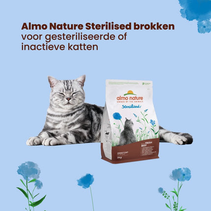 Sterilised Droogvoer Kat - 400g of 2kg
