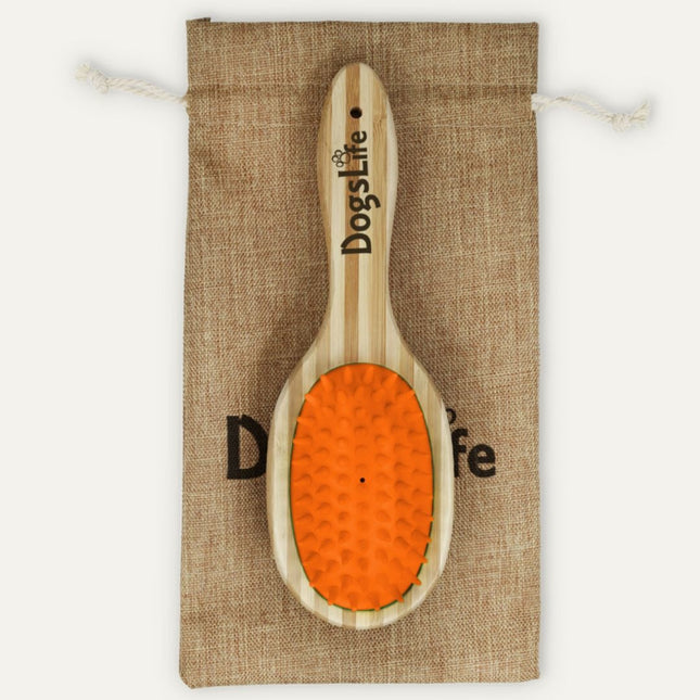 Bamboo Dog Brush