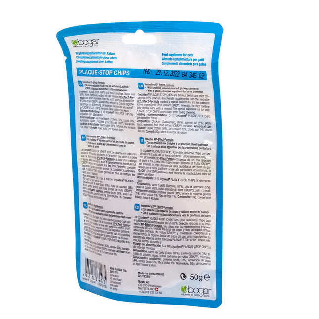 Bogadent Kat Plaque-Stop Chips Chicken 50 g (8x)