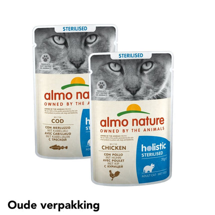 Sterilised Natvoer Kat - Zakjes - 30 x 70g