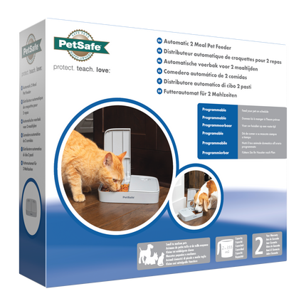 Automatic 2 Meal Pet Feeder