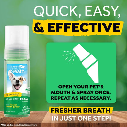 Fresh Breath - Oral Care Foam voor honden