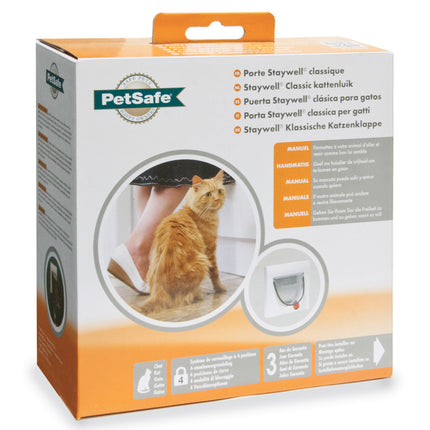 Staywell® Classic Manual 4-Way Locking Cat Flap