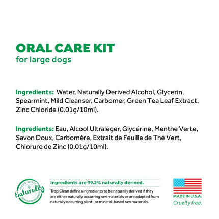 Fresh Breath - Oral Care Kit voor grote honden