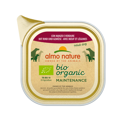 Bio Organic Natvoer Hond - Maintenance - Kuipje - 32 x 100g