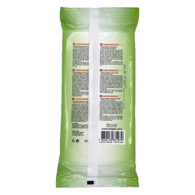 Bogacare Hond Clean & Fresh Wipes 15 pcs (5x)