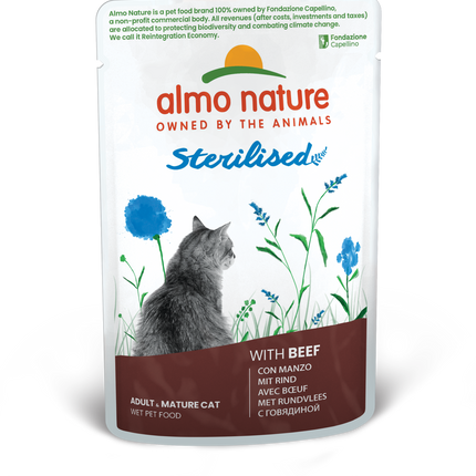 Sterilised Natvoer Kat - Zakjes - 30 x 70g
