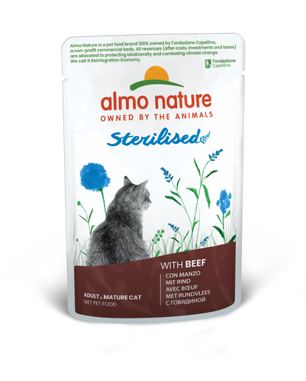 Sterilised Natvoer Kat - Zakjes - 30 x 70g