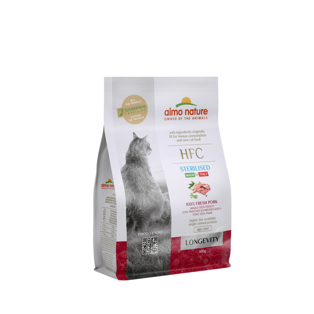 HFC Sterilised Droogvoer Kat - Longevity - 300g of 1,2kg