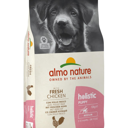 Holistic Droogvoer voor Middelgrote tot Grote Hondenrassen - Puppy - Kip M/L