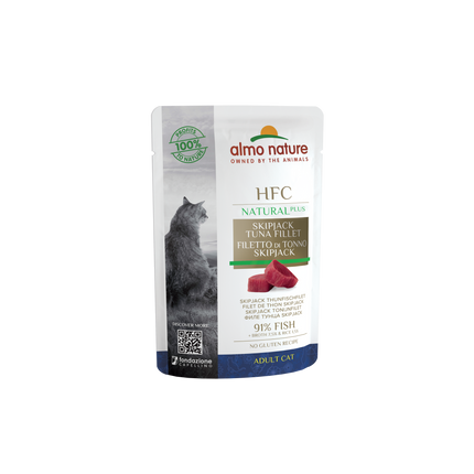 HFC Natvoer Kat - Natural Plus - Zakje - 24 x 55g