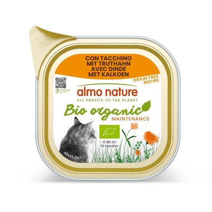 Bio Organic Natvoer Kat - Kuipje  - 19 x 85g