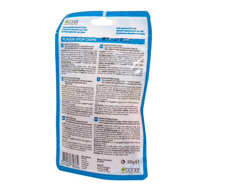 Bogadent Kat Plaque-Stop Chips Fish 50 g (8x)