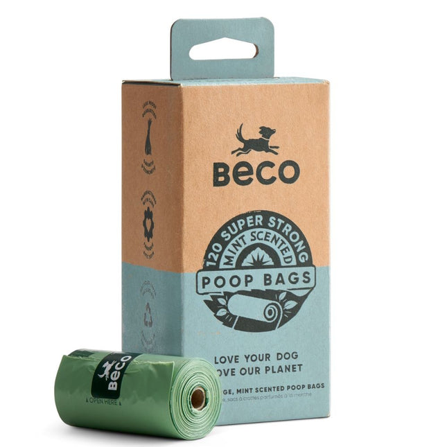Poop Bags Recycled - Mint Scented Multi Pack (120)
