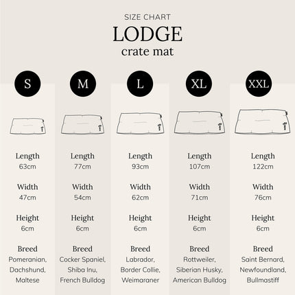 LODGE Benchmat