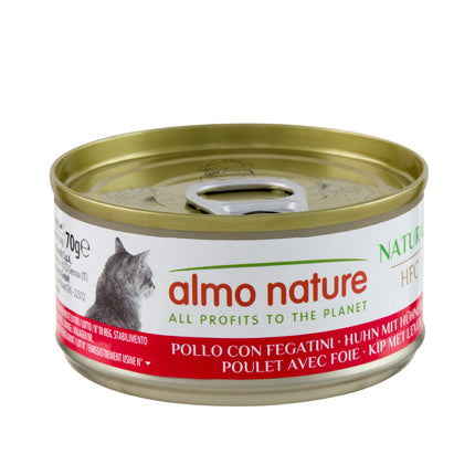 HFC Natvoer Kat - Natural - Blik - 24 x 70g