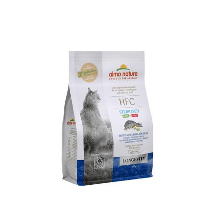 HFC Sterilised Droogvoer Kat - Longevity - 300g of 1,2kg
