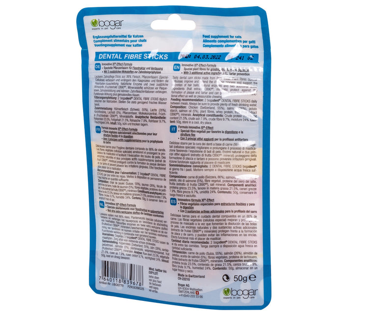 Bogadent Kat Dental Fibre Sticks Fish - 50 g (8x)