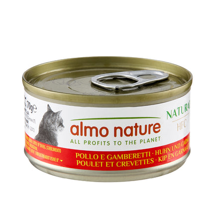 HFC Natvoer Kat - Natural - Blik - 24 x 70g