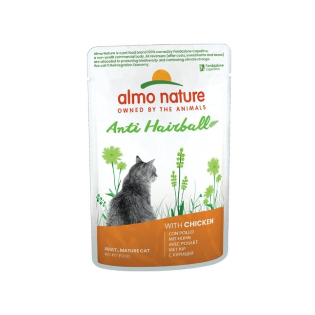 Anti Hairball Natvoer Kat - Zakjes - 30 x 70g
