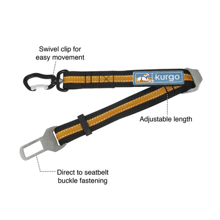 Direct to Seatbelt Swivel Tether - Blauw