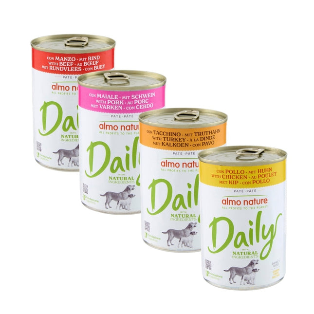 Daily Natvoer Hond - Blik - 24 x 400g