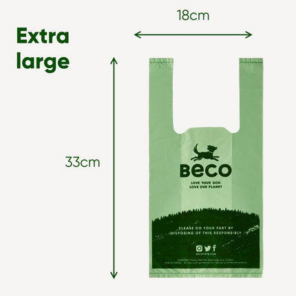 Poop Bags Recycled - Mint scented - Handles (120)