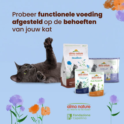 Sterilised Natvoer Kat - Zakjes - 30 x 70g