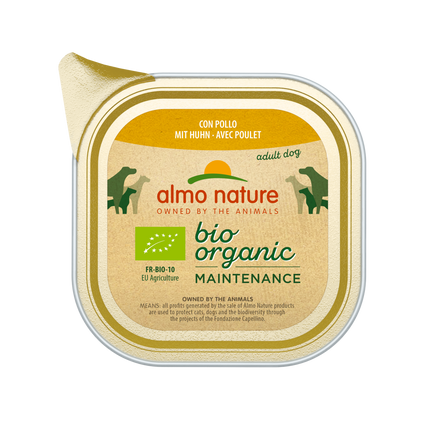 Bio Organic Natvoer Hond - Maintenance - Kuipje - 32 x 100g