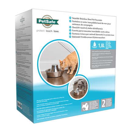 Streamside Ceramic Pet Fountain - 1.8 L