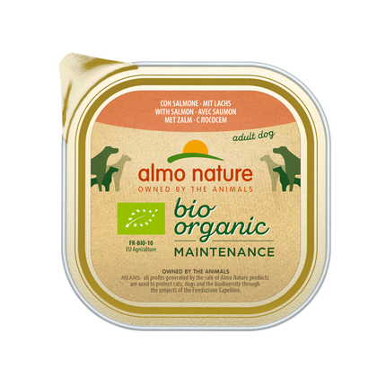 Bio Organic Natvoer Hond - Maintenance - Kuipje - 9 x 300g