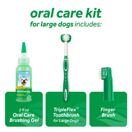 Fresh Breath - Oral Care Kit voor grote honden