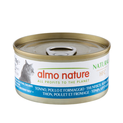 HFC Natvoer Kat - Natural - Blik - 24 x 70g