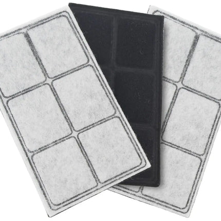 Litter Box Replacement Carbon Filters - 3-Pack