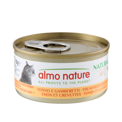 HFC Natvoer Kat - Natural - Blik - 24 x 70g