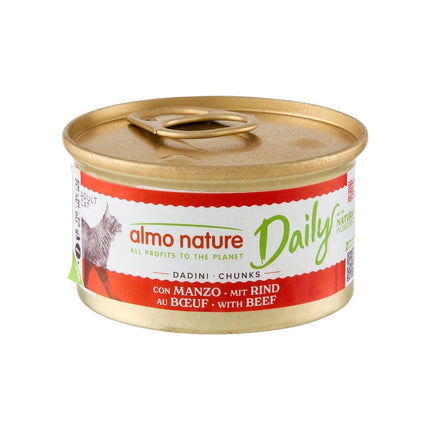 Daily Natvoer Kat -  Stukjes - Blik - 24 x 85g