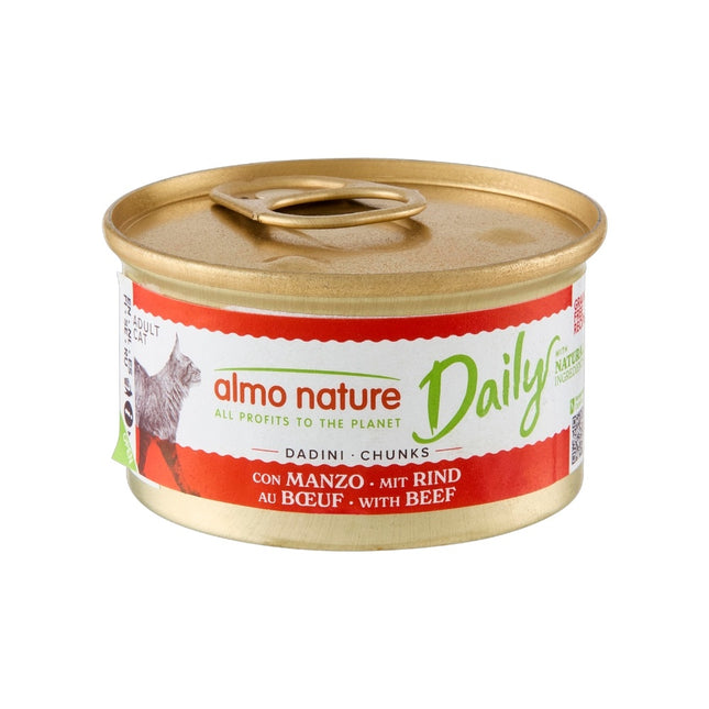 Daily Natvoer Kat -  Stukjes - Blik - 24 x 85g