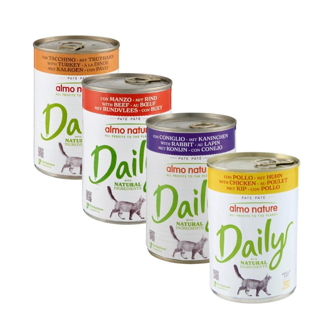 Daily Natvoer Kat - Blik - 24 x 400g