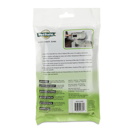 Litter Box Replacement Carbon Filters - 3-Pack