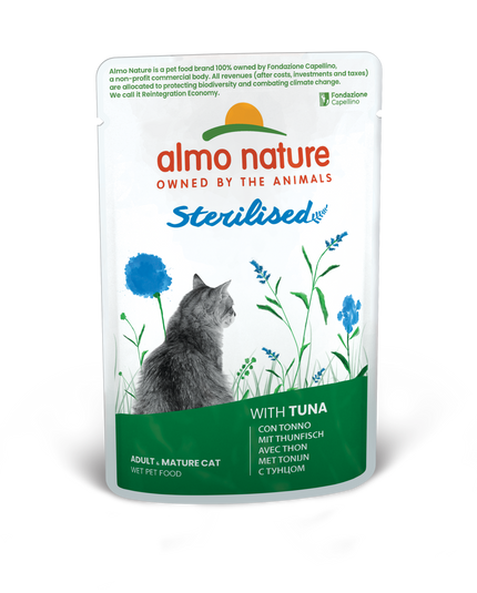 Sterilised Natvoer Kat - Zakjes - 30 x 70g