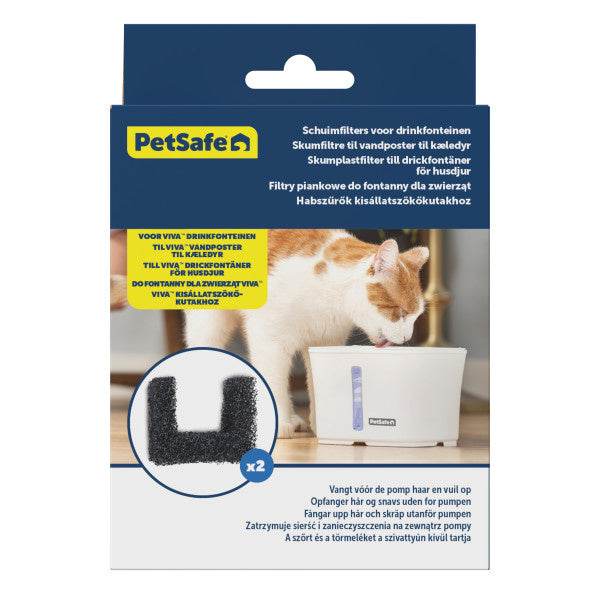 Foam Filters for Viva Pet Fountains 2-Pack